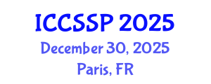 International Conference on Circuits, Systems, and Signal Processing (ICCSSP) December 30, 2025 - Paris, France