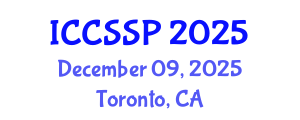 International Conference on Circuits, Systems, and Signal Processing (ICCSSP) December 09, 2025 - Toronto, Canada
