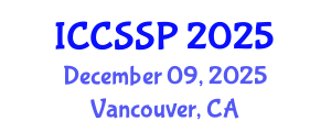 International Conference on Circuits, Systems, and Signal Processing (ICCSSP) December 09, 2025 - Vancouver, Canada