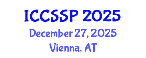 International Conference on Circuits, Systems, and Signal Processing (ICCSSP) December 27, 2025 - Vienna, Austria