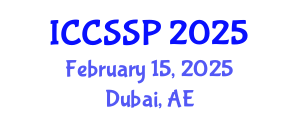 International Conference on Circuits, Systems, and Signal Processing (ICCSSP) February 15, 2025 - Dubai, United Arab Emirates