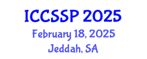 International Conference on Circuits, Systems, and Signal Processing (ICCSSP) February 18, 2025 - Jeddah, Saudi Arabia