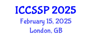 International Conference on Circuits, Systems, and Signal Processing (ICCSSP) February 15, 2025 - London, United Kingdom