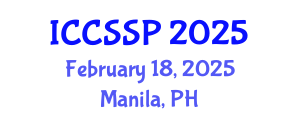 International Conference on Circuits, Systems, and Signal Processing (ICCSSP) February 18, 2025 - Manila, Philippines
