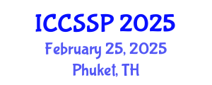 International Conference on Circuits, Systems, and Signal Processing (ICCSSP) February 25, 2025 - Phuket, Thailand