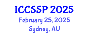 International Conference on Circuits, Systems, and Signal Processing (ICCSSP) February 25, 2025 - Sydney, Australia