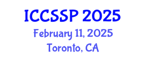 International Conference on Circuits, Systems, and Signal Processing (ICCSSP) February 11, 2025 - Toronto, Canada