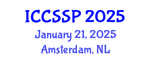 International Conference on Circuits, Systems, and Signal Processing (ICCSSP) January 21, 2025 - Amsterdam, Netherlands