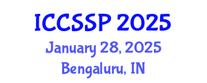 International Conference on Circuits, Systems, and Signal Processing (ICCSSP) January 28, 2025 - Bengaluru, India