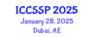 International Conference on Circuits, Systems, and Signal Processing (ICCSSP) January 28, 2025 - Dubai, United Arab Emirates