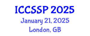 International Conference on Circuits, Systems, and Signal Processing (ICCSSP) January 21, 2025 - London, United Kingdom
