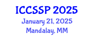 International Conference on Circuits, Systems, and Signal Processing (ICCSSP) January 21, 2025 - Mandalay, Myanmar
