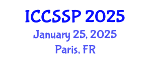 International Conference on Circuits, Systems, and Signal Processing (ICCSSP) January 25, 2025 - Paris, France