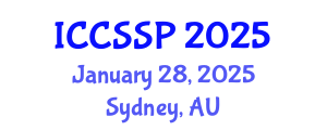International Conference on Circuits, Systems, and Signal Processing (ICCSSP) January 28, 2025 - Sydney, Australia