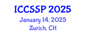 International Conference on Circuits, Systems, and Signal Processing (ICCSSP) January 14, 2025 - Zurich, Switzerland