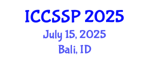 International Conference on Circuits, Systems, and Signal Processing (ICCSSP) July 15, 2025 - Bali, Indonesia