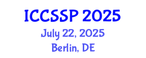 International Conference on Circuits, Systems, and Signal Processing (ICCSSP) July 22, 2025 - Berlin, Germany