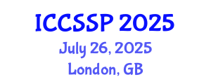 International Conference on Circuits, Systems, and Signal Processing (ICCSSP) July 26, 2025 - London, United Kingdom