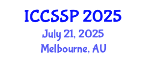 International Conference on Circuits, Systems, and Signal Processing (ICCSSP) July 21, 2025 - Melbourne, Australia