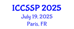 International Conference on Circuits, Systems, and Signal Processing (ICCSSP) July 19, 2025 - Paris, France
