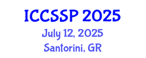International Conference on Circuits, Systems, and Signal Processing (ICCSSP) July 12, 2025 - Santorini, Greece