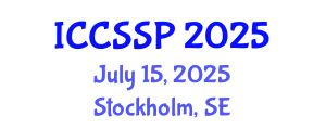 International Conference on Circuits, Systems, and Signal Processing (ICCSSP) July 15, 2025 - Stockholm, Sweden