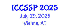 International Conference on Circuits, Systems, and Signal Processing (ICCSSP) July 29, 2025 - Vienna, Austria