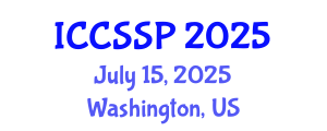 International Conference on Circuits, Systems, and Signal Processing (ICCSSP) July 15, 2025 - Washington, United States
