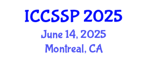 International Conference on Circuits, Systems, and Signal Processing (ICCSSP) June 14, 2025 - Montreal, Canada