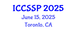 International Conference on Circuits, Systems, and Signal Processing (ICCSSP) June 15, 2025 - Toronto, Canada