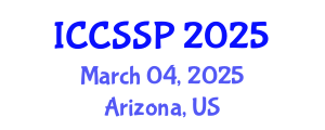 International Conference on Circuits, Systems, and Signal Processing (ICCSSP) March 04, 2025 - Arizona, United States