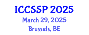 International Conference on Circuits, Systems, and Signal Processing (ICCSSP) March 29, 2025 - Brussels, Belgium