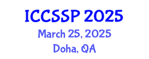 International Conference on Circuits, Systems, and Signal Processing (ICCSSP) March 25, 2025 - Doha, Qatar