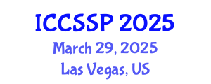 International Conference on Circuits, Systems, and Signal Processing (ICCSSP) March 29, 2025 - Las Vegas, United States
