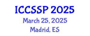 International Conference on Circuits, Systems, and Signal Processing (ICCSSP) March 25, 2025 - Madrid, Spain