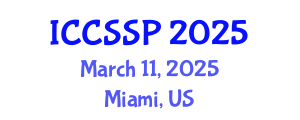 International Conference on Circuits, Systems, and Signal Processing (ICCSSP) March 11, 2025 - Miami, United States