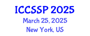 International Conference on Circuits, Systems, and Signal Processing (ICCSSP) March 25, 2025 - New York, United States