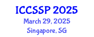 International Conference on Circuits, Systems, and Signal Processing (ICCSSP) March 29, 2025 - Singapore, Singapore
