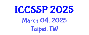 International Conference on Circuits, Systems, and Signal Processing (ICCSSP) March 04, 2025 - Taipei, Taiwan
