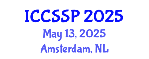 International Conference on Circuits, Systems, and Signal Processing (ICCSSP) May 13, 2025 - Amsterdam, Netherlands
