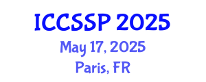 International Conference on Circuits, Systems, and Signal Processing (ICCSSP) May 17, 2025 - Paris, France