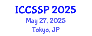 International Conference on Circuits, Systems, and Signal Processing (ICCSSP) May 27, 2025 - Tokyo, Japan