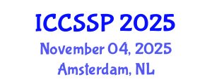 International Conference on Circuits, Systems, and Signal Processing (ICCSSP) November 04, 2025 - Amsterdam, Netherlands