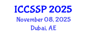 International Conference on Circuits, Systems, and Signal Processing (ICCSSP) November 08, 2025 - Dubai, United Arab Emirates