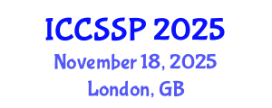 International Conference on Circuits, Systems, and Signal Processing (ICCSSP) November 18, 2025 - London, United Kingdom