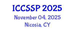 International Conference on Circuits, Systems, and Signal Processing (ICCSSP) November 04, 2025 - Nicosia, Cyprus