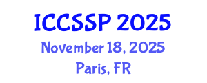 International Conference on Circuits, Systems, and Signal Processing (ICCSSP) November 18, 2025 - Paris, France