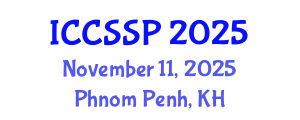 International Conference on Circuits, Systems, and Signal Processing (ICCSSP) November 11, 2025 - Phnom Penh, Cambodia