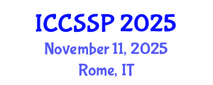 International Conference on Circuits, Systems, and Signal Processing (ICCSSP) November 11, 2025 - Rome, Italy