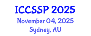 International Conference on Circuits, Systems, and Signal Processing (ICCSSP) November 04, 2025 - Sydney, Australia